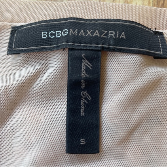 EUC BCBG Max Azria Copper Sequined Dress Sz Small Party Gala Formal Prom Event - Picture 6 of 9